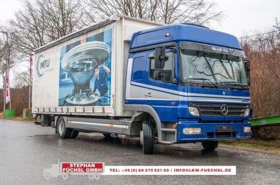 MERCEDES-BENZ Atego 1222 alter Tacho Pritsche Plane Schiebeplanen-LKW